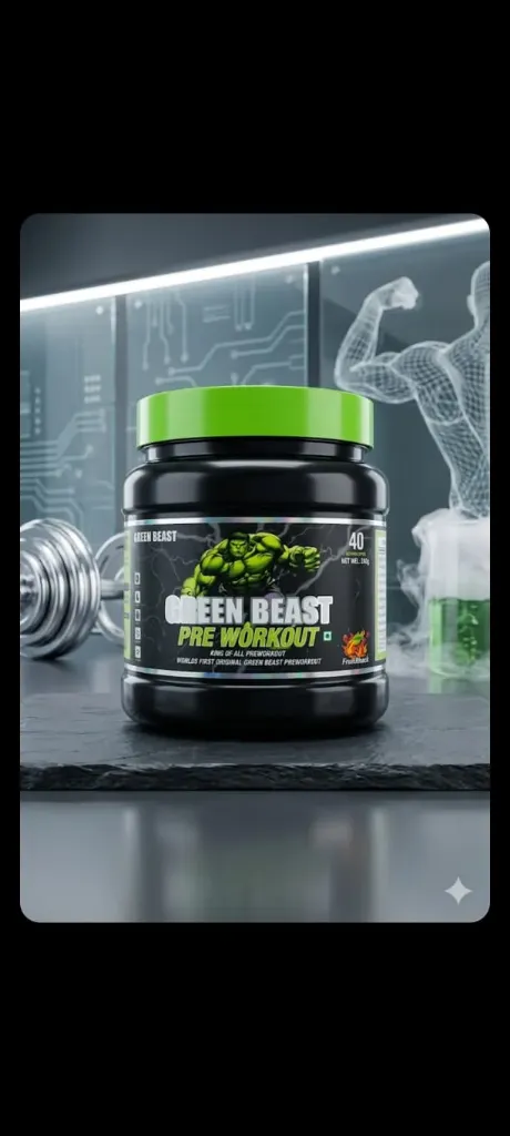 GREEN BEAST PRE WORKOUT - 240 GM